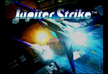 Jupiter Strike Title Screen